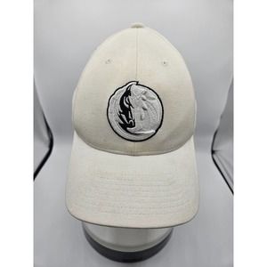 Dallas Mavericks adidas Baseball Cap‎ L/XL Cream Black Logo
